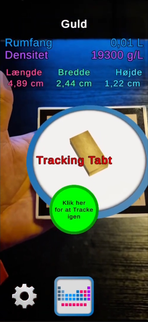 Tracking lost interface